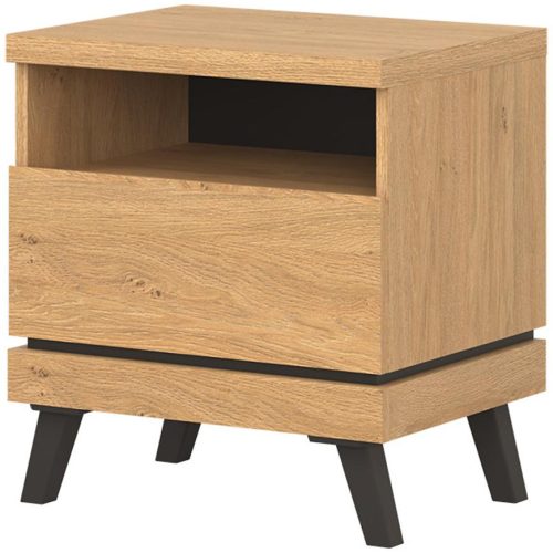 Noční stolek Ate At16 dub kamenný Baumax