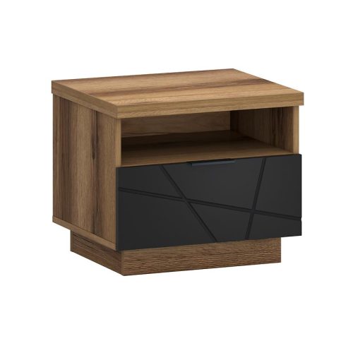 Noční stolek Orient X dub delano/černý Baumax