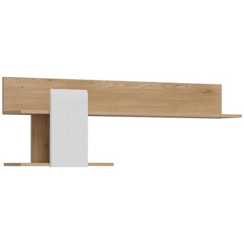 Półka Milton ML10 dub crem torro bílá Baumax