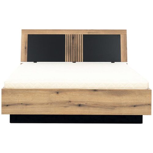 Postel Aris As14/160 dub evoke/černá s úložným prostorem Baumax