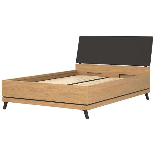 Postel Ate At15/160 dub kamenný s úložným prostorem Baumax