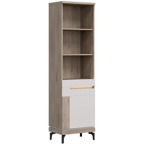 Regál L Aston An07 dub cremona/kašmír Baumax