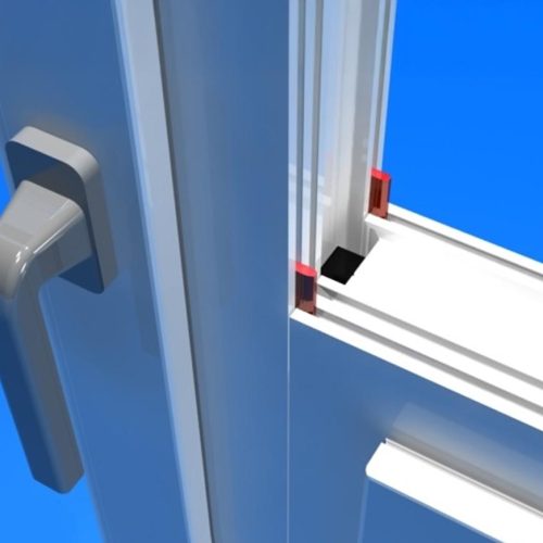 Rohová spojka ke světlíku ke vchodovým dveřím – sada Baumax