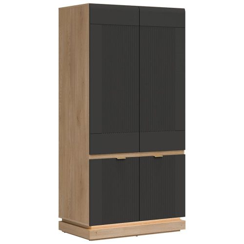 Skříň 2D Milton ML08 Dąb crem torro antracit Baumax