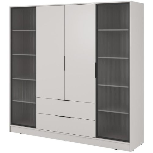 Skříň Kelly 4D RD cashmere se Led Baumax