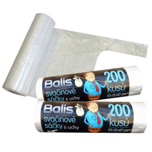 Svačinové sáčky s uchy 200ks 280491