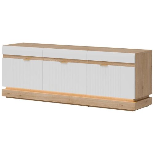 Tv stolek Milton ML01 dub crem torro bílá Baumax