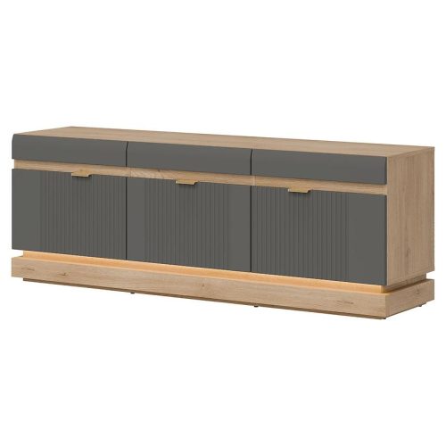 Tv stolek Milton ML01 dub crem torro šedá Baumax