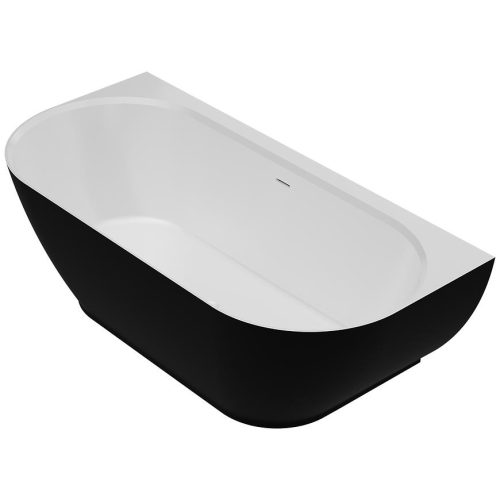 Vana Lesla 168x82 konglomerát černý/bílý mat Aqua Mercado