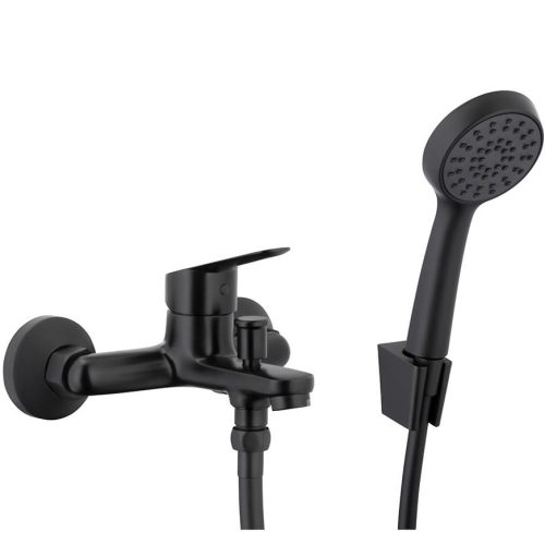 Vanová baterie se sprchou Sparc Black KFA ARMATURA KRAKÓW