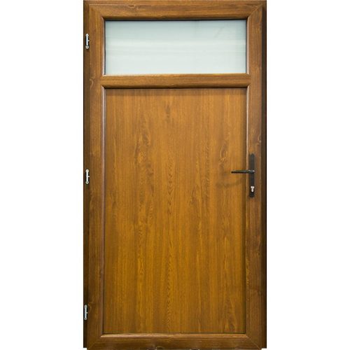 Vchodové dveře Eco D17 80L 88x198x6 zlatý dub Baumax