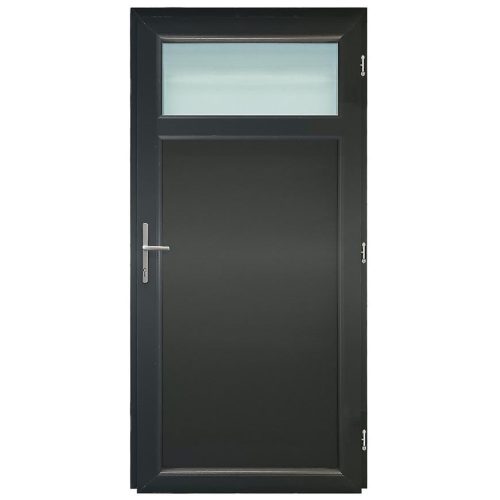 Vchodové dveře Eco D17 80P 88x198x6 antracit Baumax