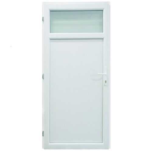 Vchodové dveře Eco D17 98x198x6 90L bílé Baumax