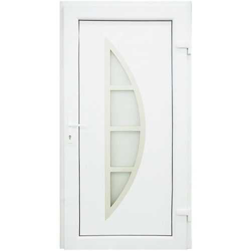 Vchodové dveře Helsinki D28 90P 98x198x7 bílé Baumax