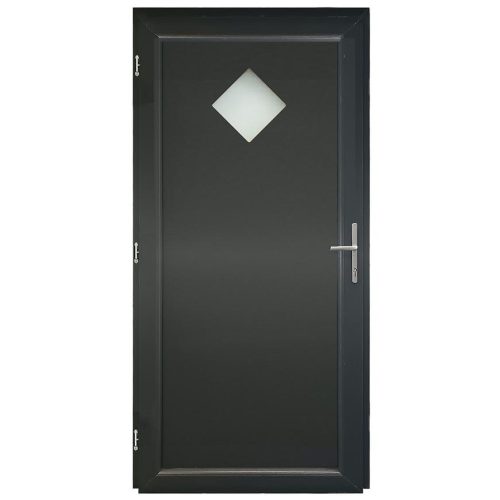 Vchodové dveře Madeleine Eco D19 80L 88x198x6 antracit Baumax