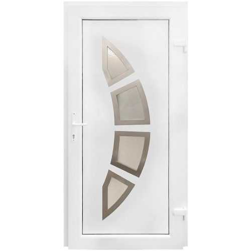 Vchodové dveře Zagrzeb D31 90P bílé Baumax