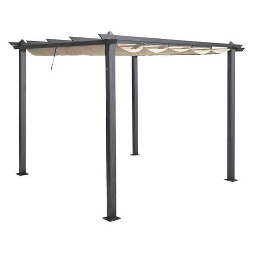 Zahradní pavilon / pergola Pescara 3x3x2.35m béžová