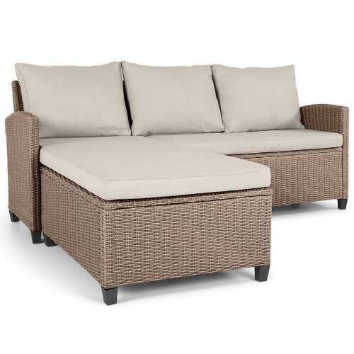 Zahradní rohová souprava Bartosz natural