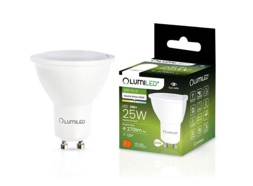 Žárovka Lumiled Led GU10 3W 270LM 120ST. NB BIZPROJEKT