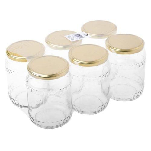 Zavařovací sklenice to-720/82 6 ks se zlatým víčkem BA7643 Baumax