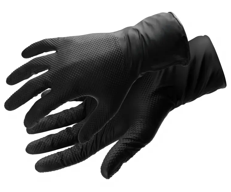 Rukavice jednorázové nitril 100ks Högert - XL