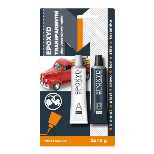 Epoxyd transparentní dvousložkový BULDOK 28g BULDOK new