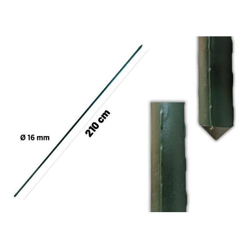 Tyč zahradní poplastovaná