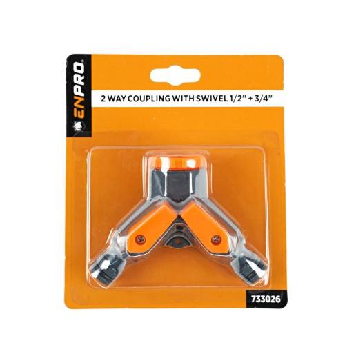 Rozdvojka s ventily pro 2 rychlospojky