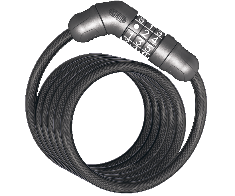 Zámek lankový 4508C/150/8 Abus Black Star