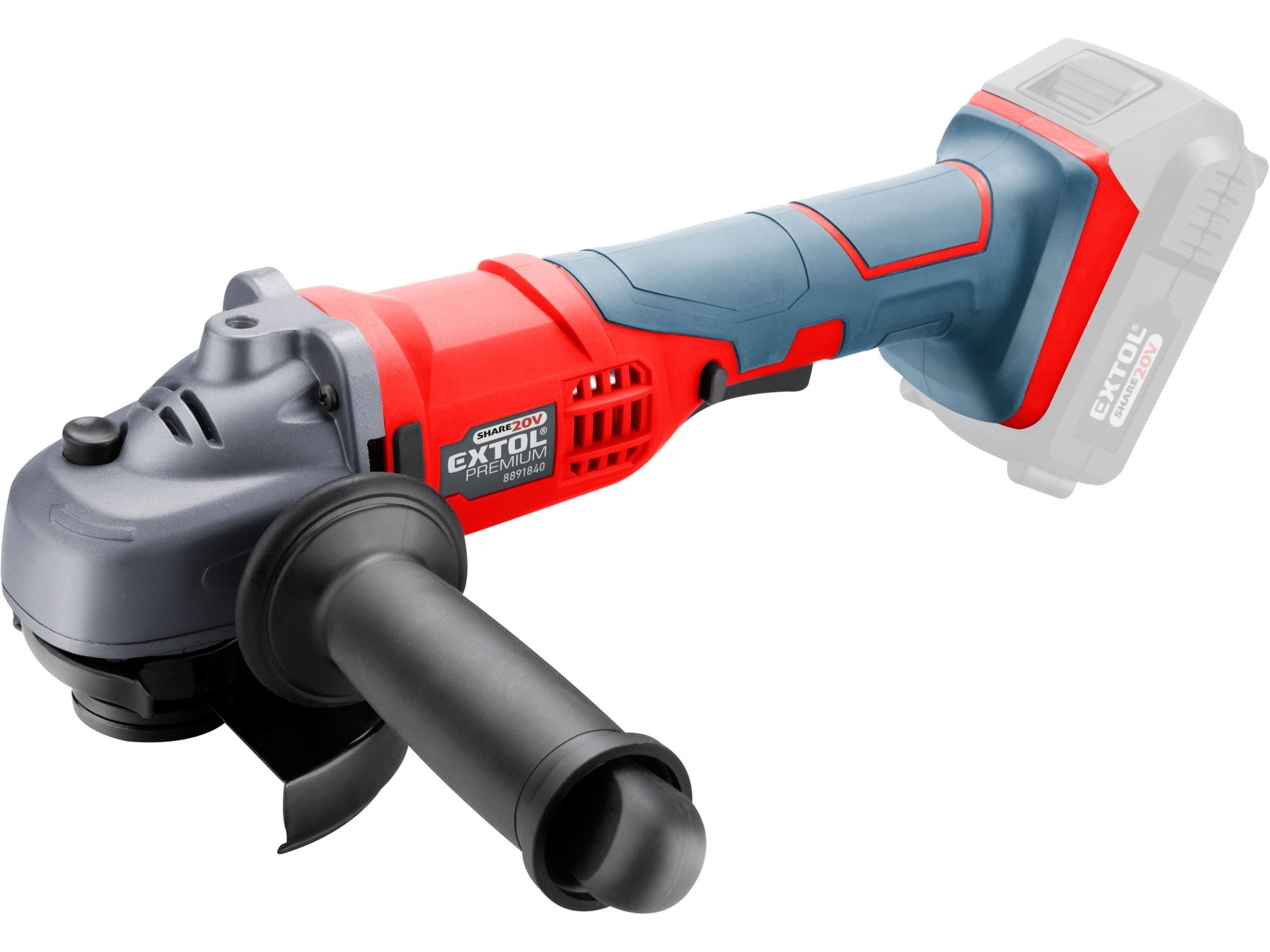 Extol Premium 8891841 SHARE20V aku úhlová bruska 115mm 20V bez aku