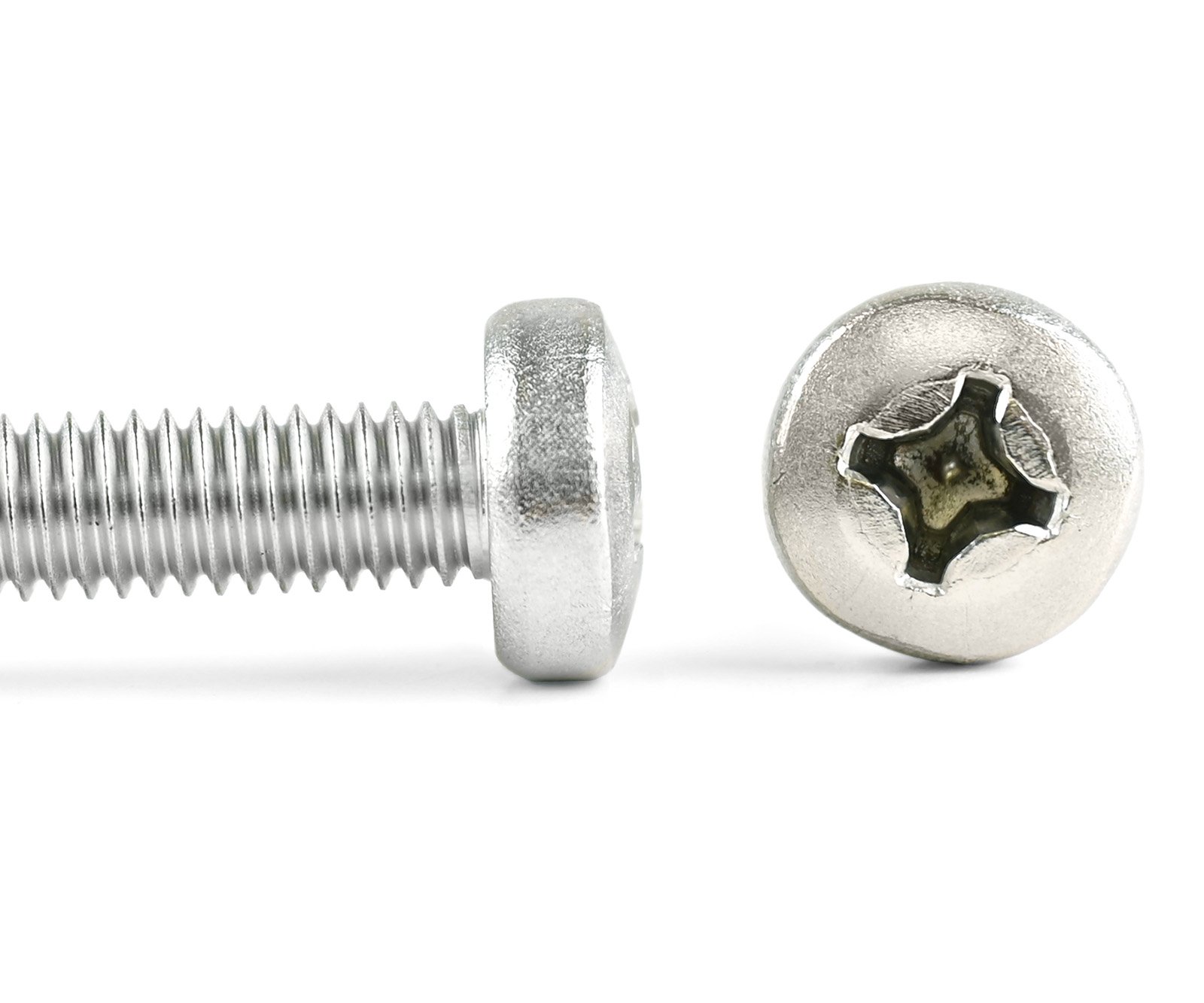 Šroub půlk. hl. kříž nerez A2