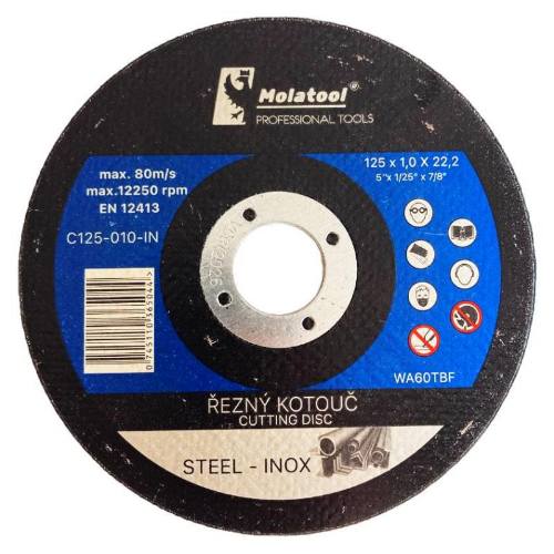 Kotouč řezný 125 x 1
