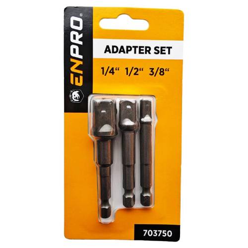 SET adaptérů do vrtačky 1/4"