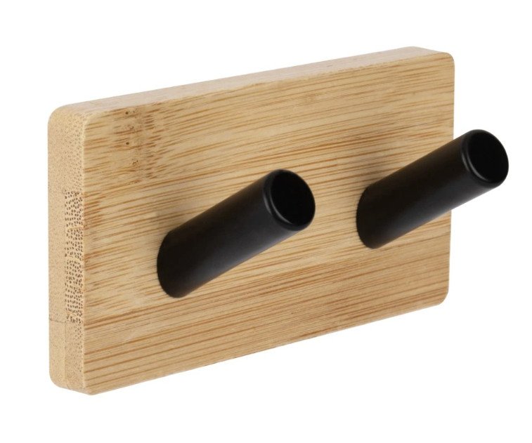 Věšák samolepicí bambus dvojháček Walteco