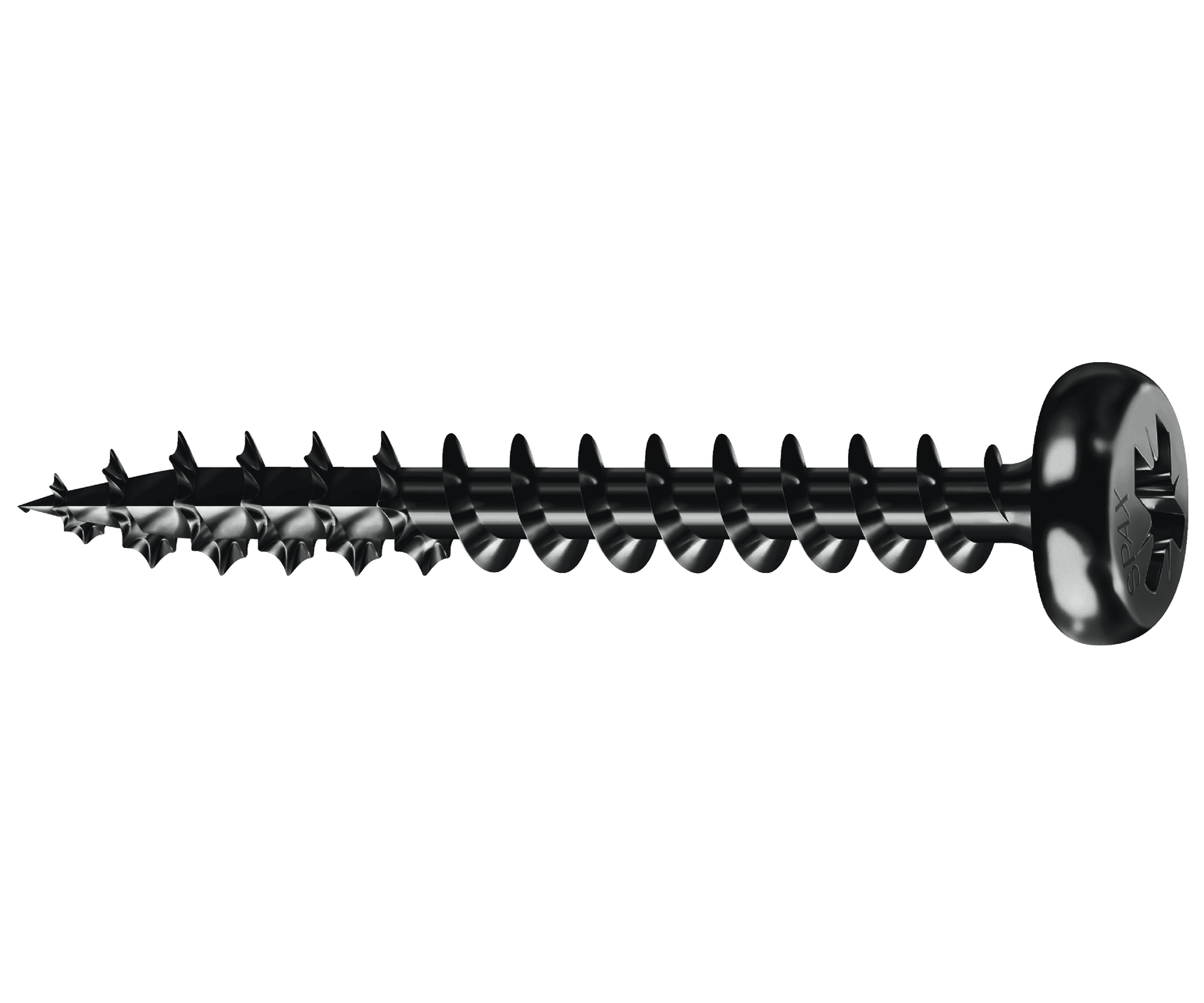 Vrut do dřeva Zn černý