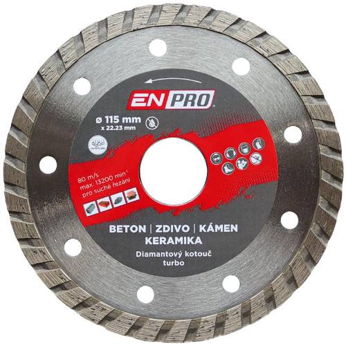 Kotouč diamantový turbo Ø 115 x 22.2 mm