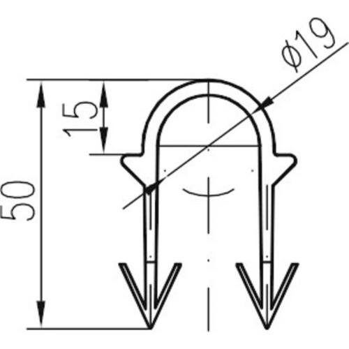Příchytka podlahová "A"