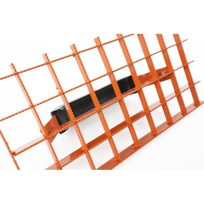 Škrabák mřížový ozubený ocel