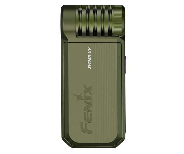 LED svítilna nabíjecí Fenix SW05R-UV - zelená