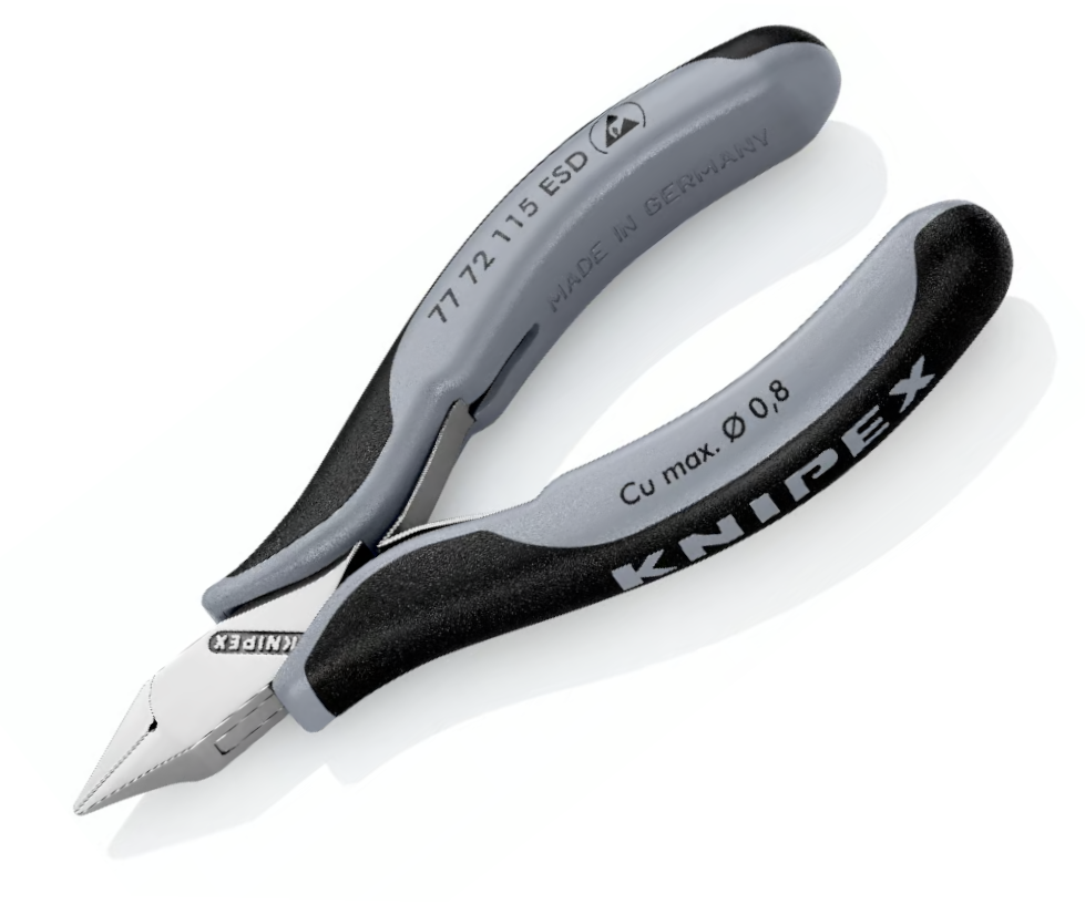 Kleště štípací boční ESD Knipex 77 72 115 ESD