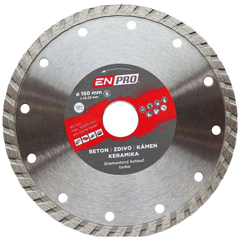 Kotouč diamantový turbo Ø 150 x 22.2 mm