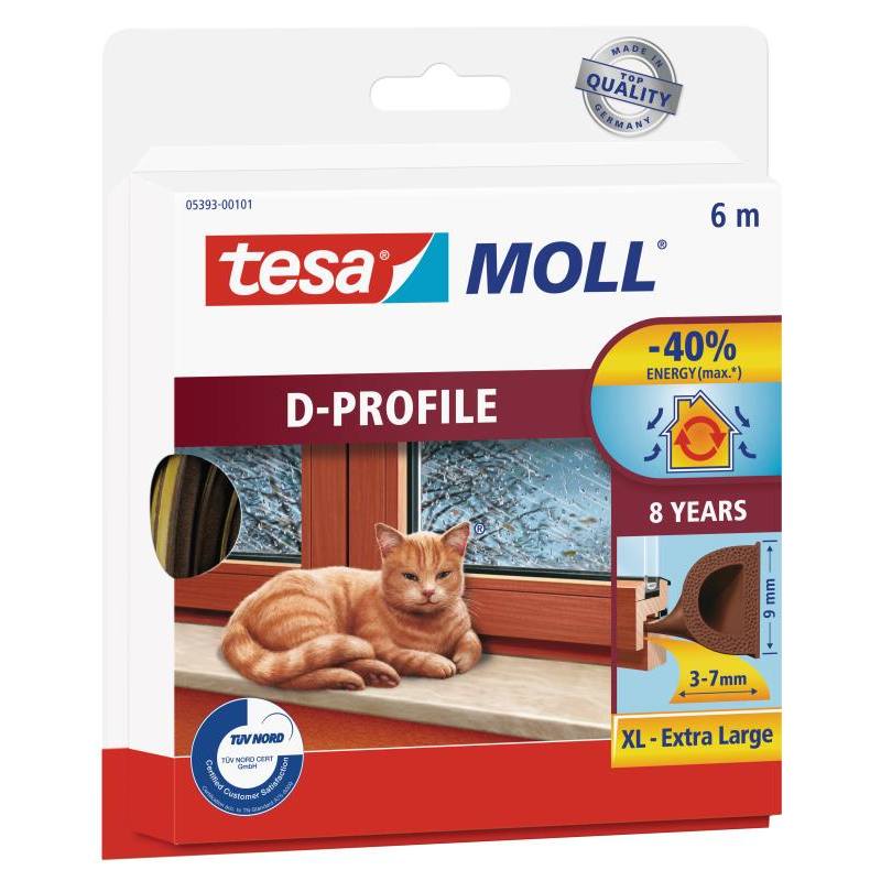 Těsnění do oken a dveří guma "D"