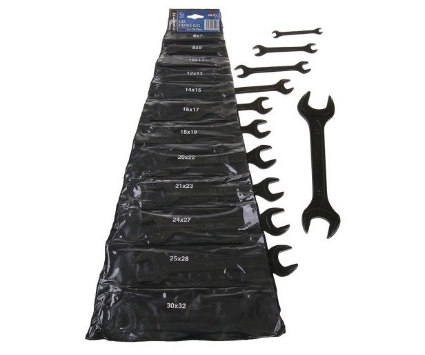 Sada plochých klíčů 12ks 6-32mm Festa 17476