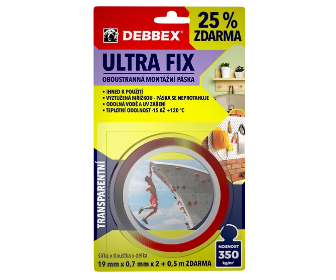 Páska montážní oboustranná 19mm/2