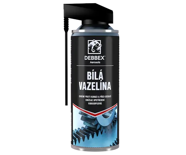 Vazelína bílá sprej 400ml Debbex