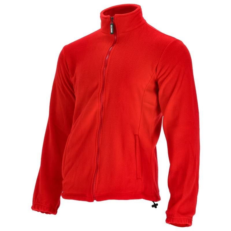 Flísová mikina pánská BARRY 2XL červená STALCO S-51069 STALCO