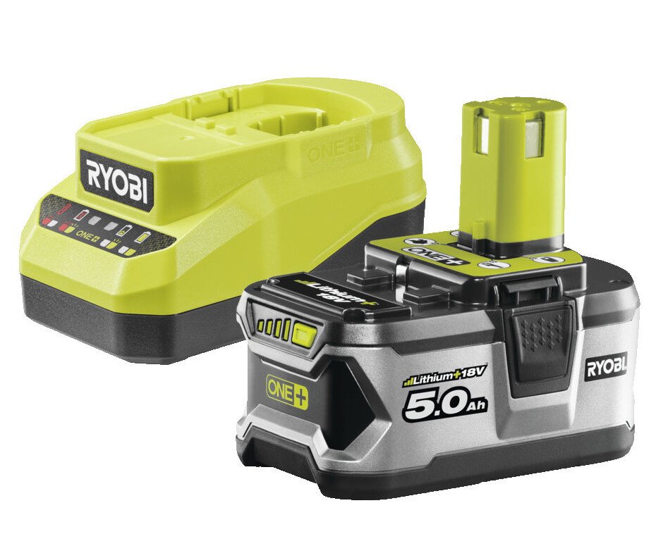 Ryobi RC18120A-150 ONE+ akumulátor 5.0Ah + nabíječka 18V