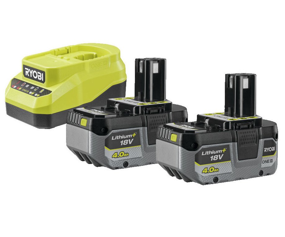 Ryobi RC18120A-240X ONE+ akumulátor 2x4.0Ah + nabíječka 18V