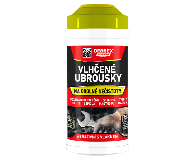 Ubrousky čisticí na odolné nečistoty 75ks Debbex