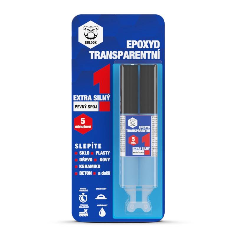 Epoxyd transparentní BULDOK 28g Euronářadí